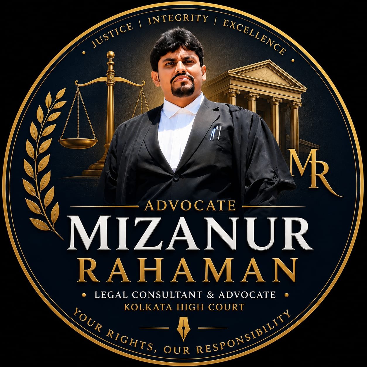 Adv. Mizanur Rahaman Logo